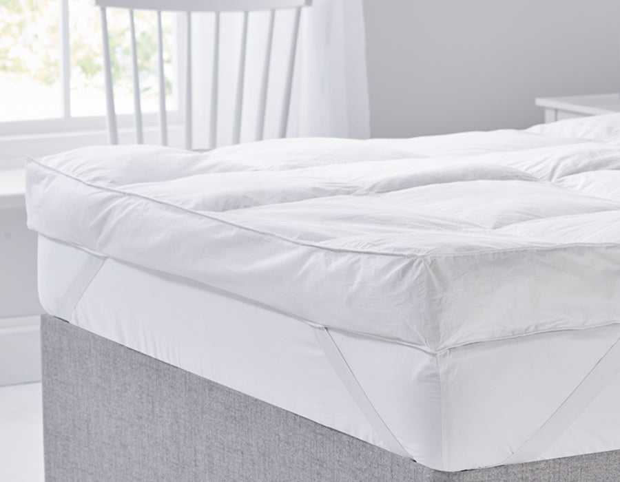 Lancashire Bedding King Duck Feather Mattress Topper 153 X 200 CM - View #4