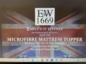 Sateen Stripe Topper - Early's of Witney